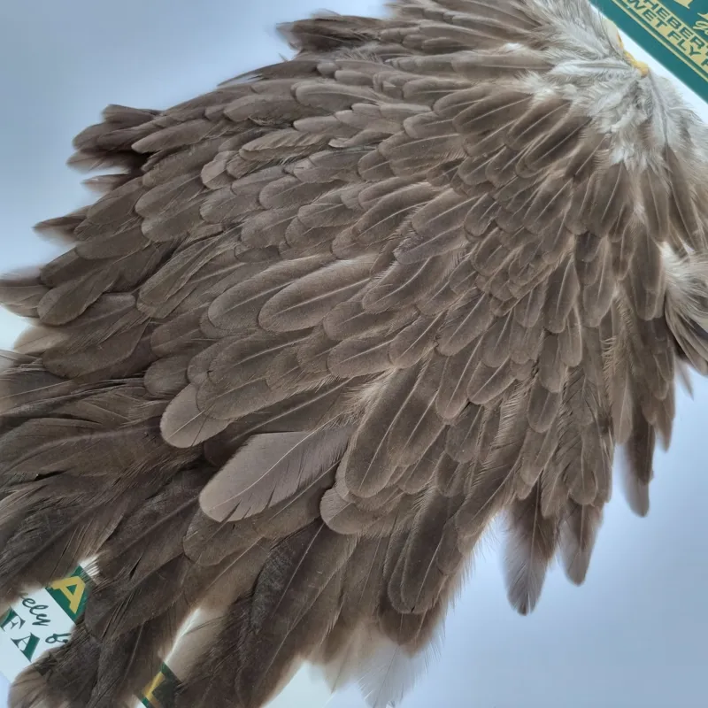 Whiting Hebert Miner Hen Saddle in Dark Brown Dun-3